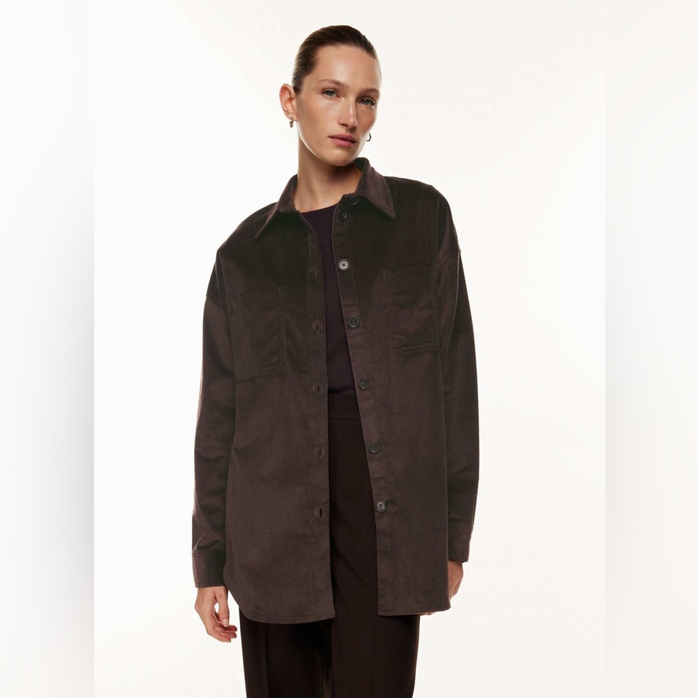 The Group Babaton Graydon Corduroy Shirt - Women’s Large